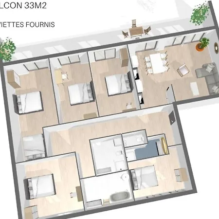 Envie Lyonnaise Location - 14 Personnes - Terrasse - Wifi Fibre Optic Lyon